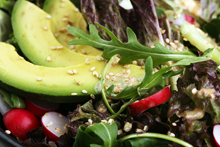 Avocado salad.