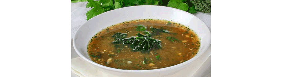 Wildkräuter-Miso Suppe